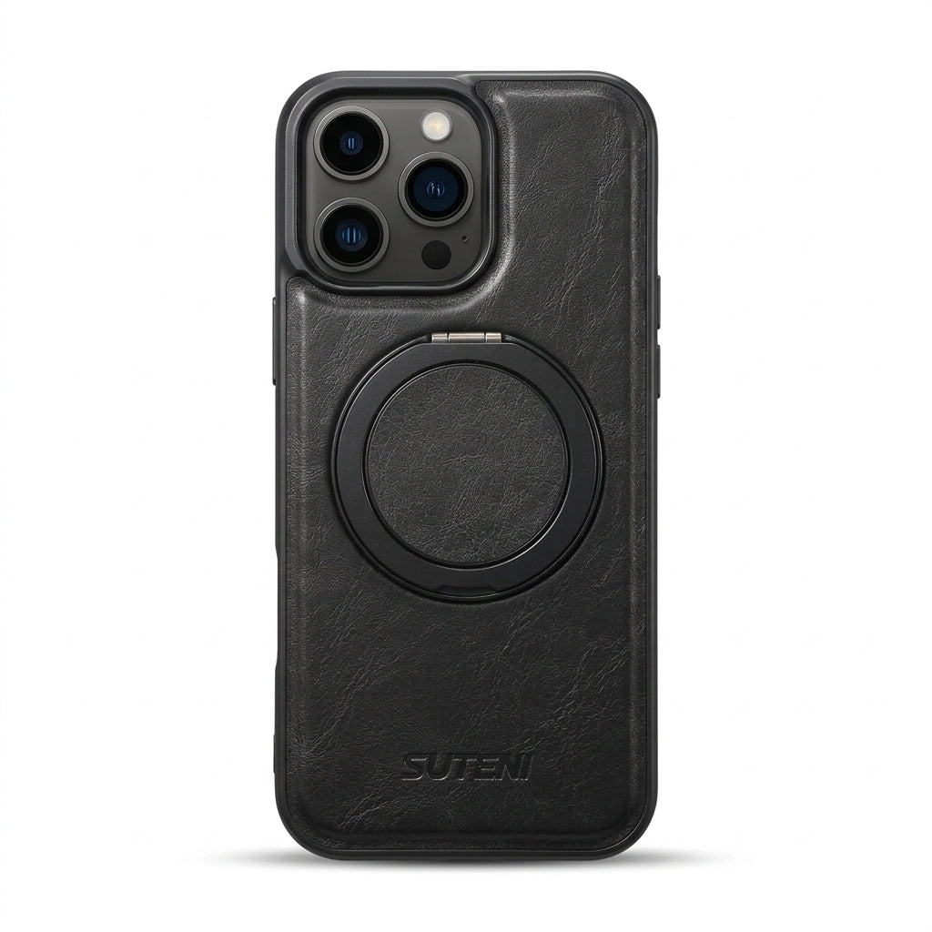 iPhone Leather Ring Case