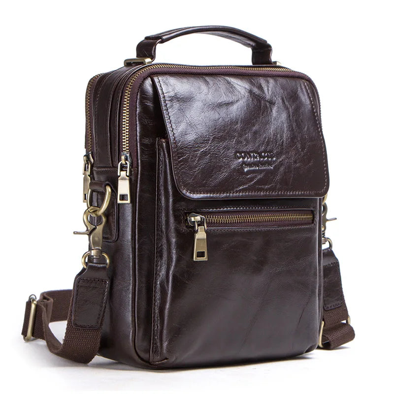 Leather iPad Messenger Bag
