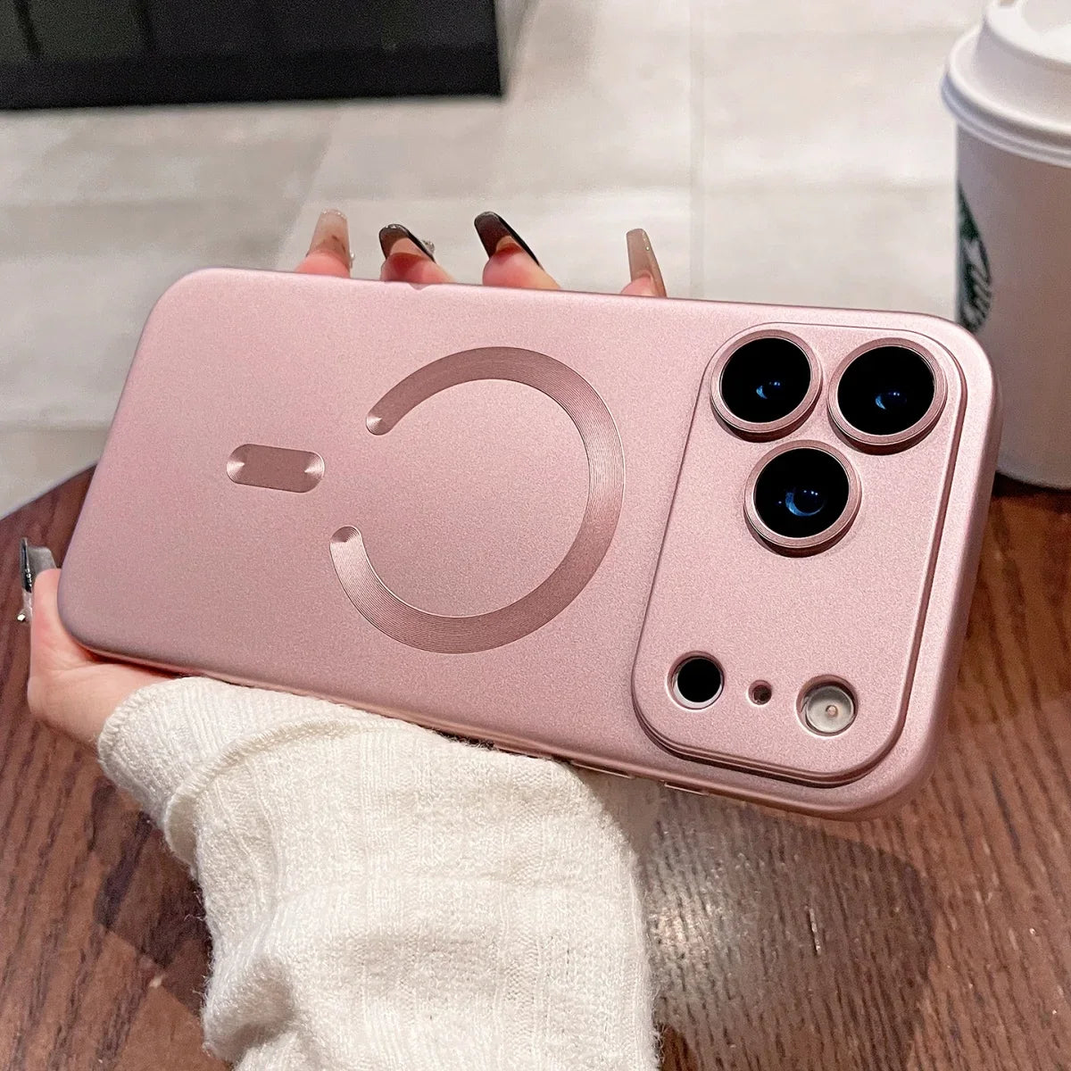 Metallic Paint MagSafe Case – iPhone 11–17