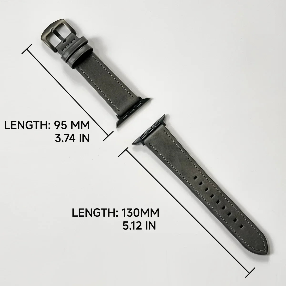 Men's Leather Apple Watch Strap
