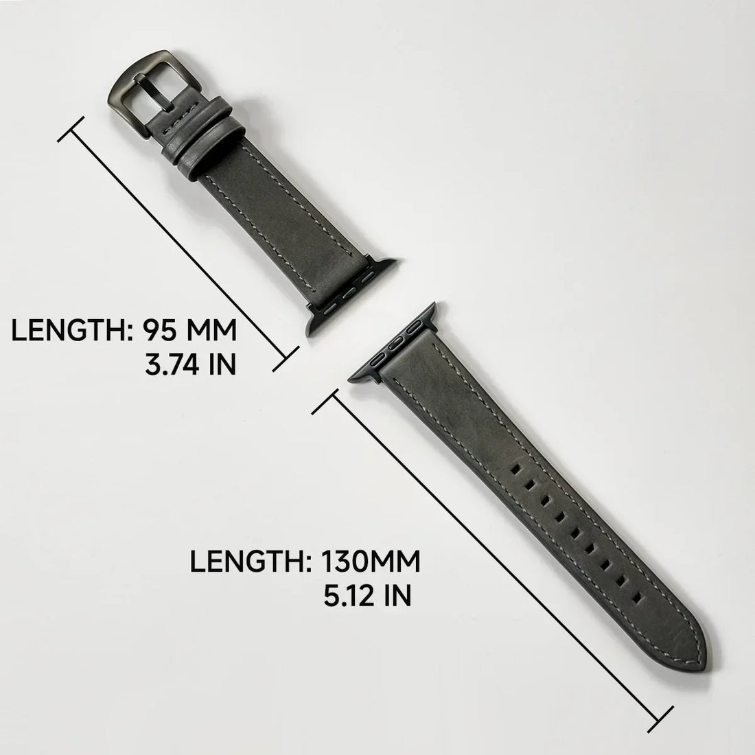 Men's Leather Apple Watch Strap