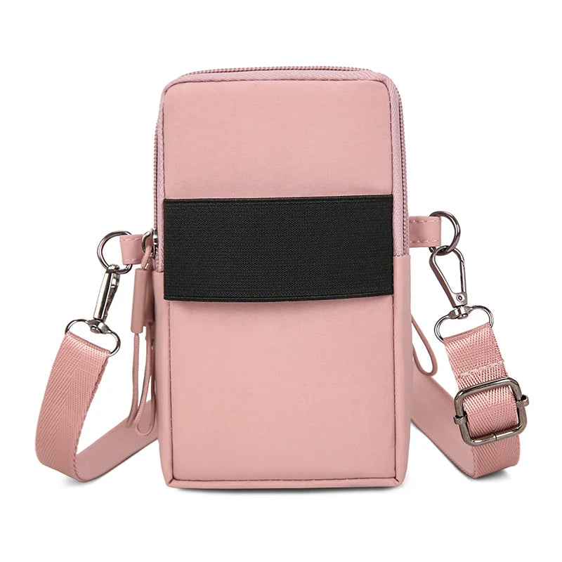 Nylon Phone Crossbody Bag