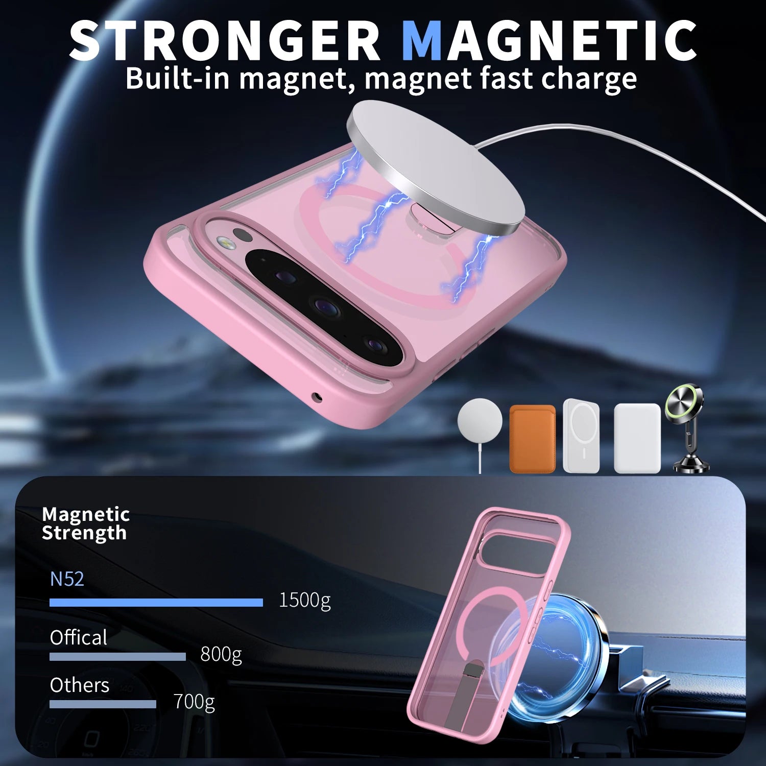 Pixel Clear Ring Case