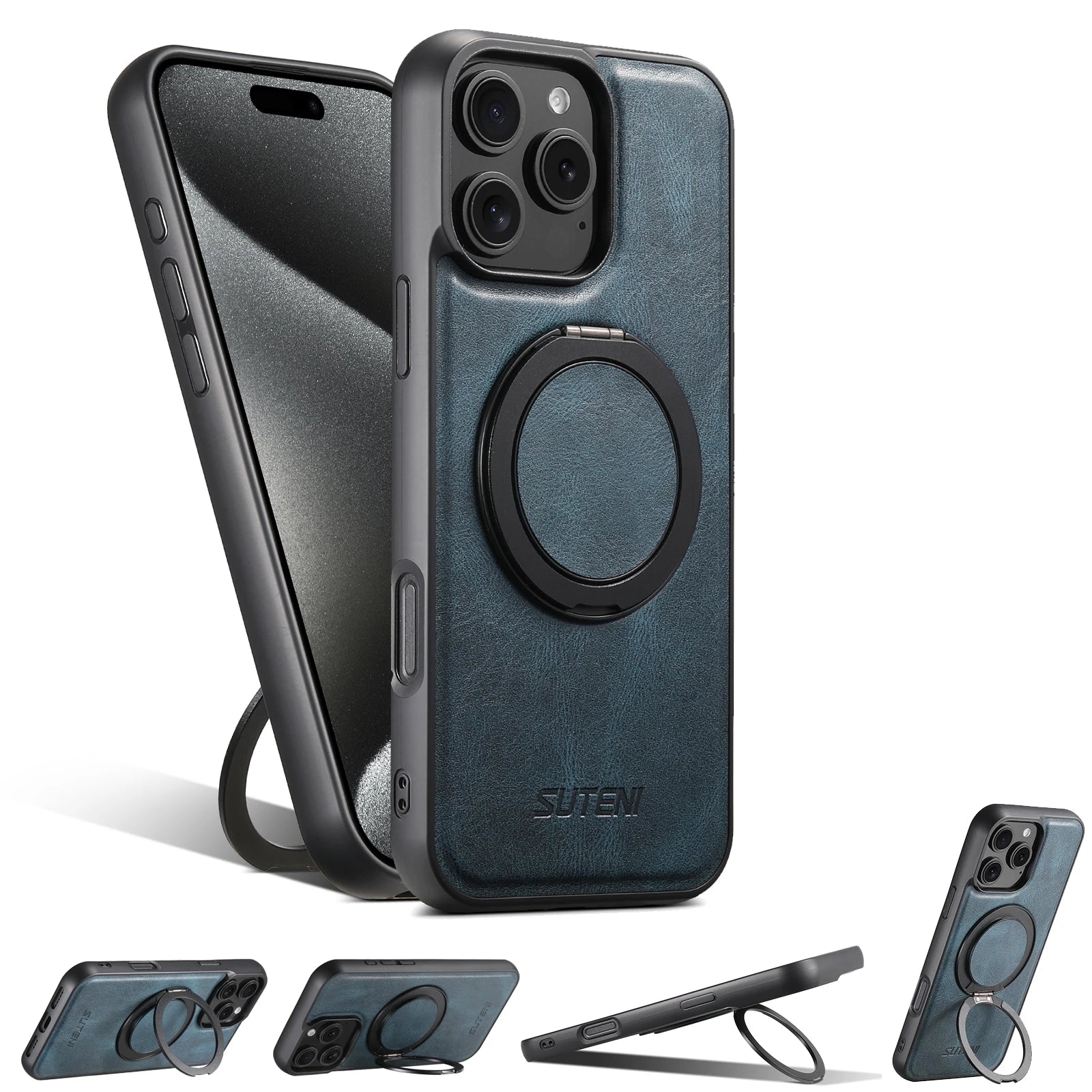iPhone Leather Ring Case