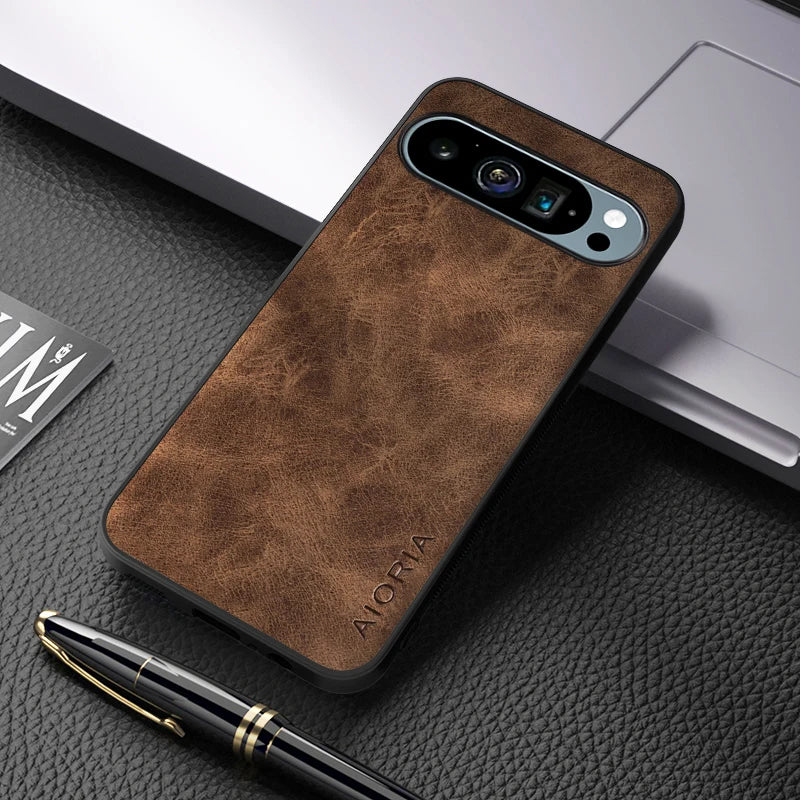 Leather Pixel 9 Case