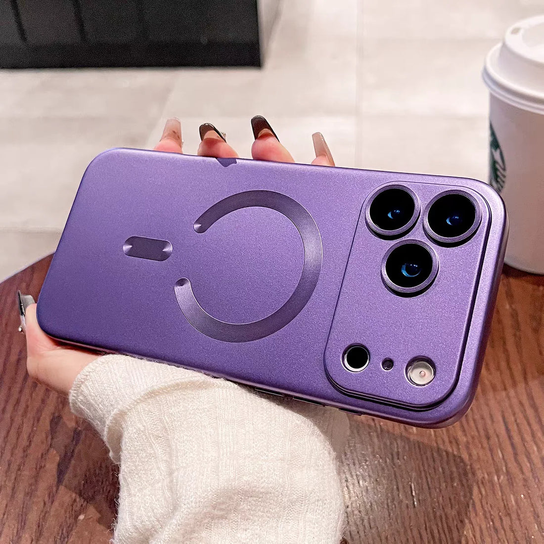 Metallic Paint MagSafe Case – iPhone 11–17