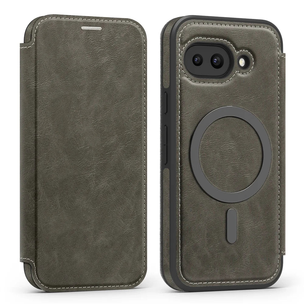 Pixel Leather Flip Case
