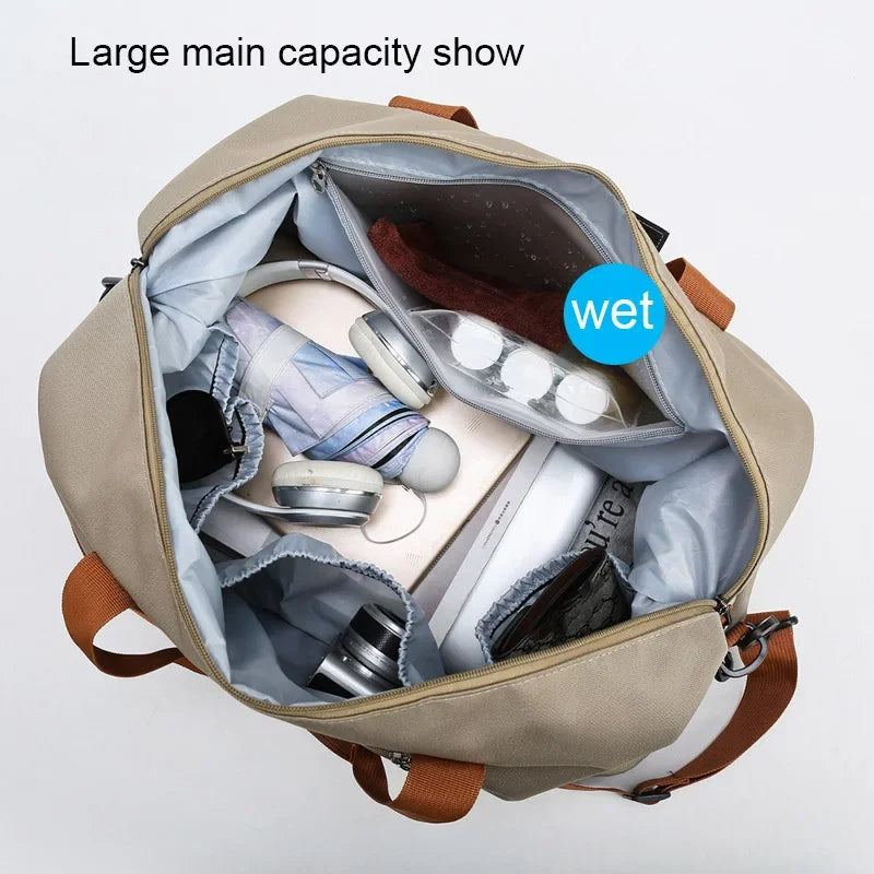 Travel Gym Duffle Bag – Weekender Crossbody & Shoulder Sports Bag