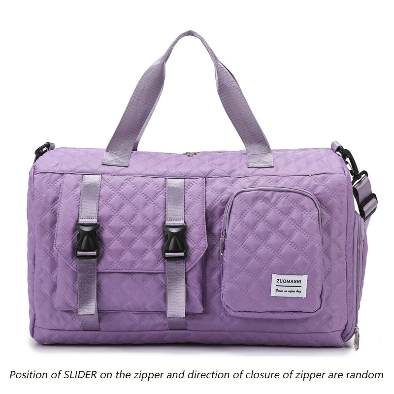 Durable Nylon Travel Duffle Bag – Sports Gym & Overnight Bag