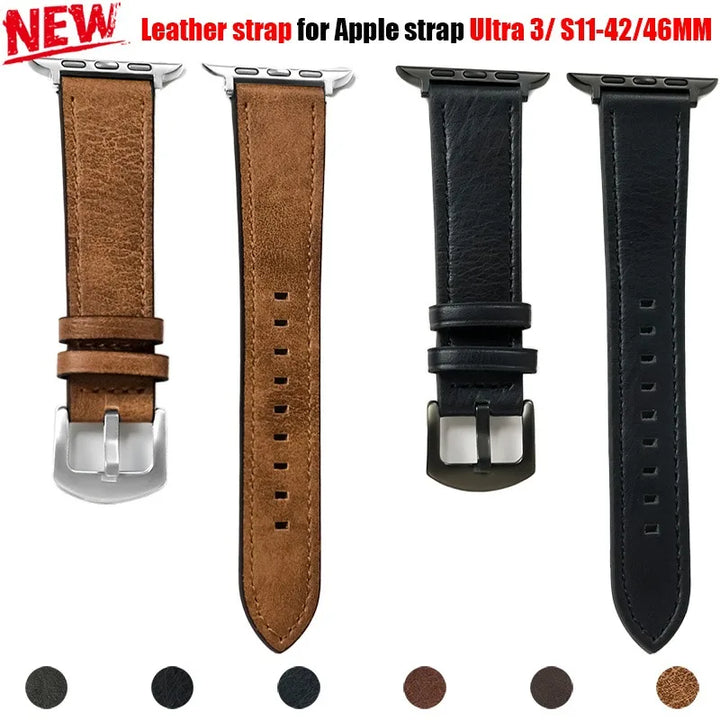 Genuine Leather Apple Watch Strap