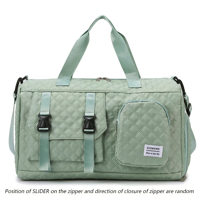 Durable Nylon Travel Duffle Bag – Sports Gym & Overnight Bag
