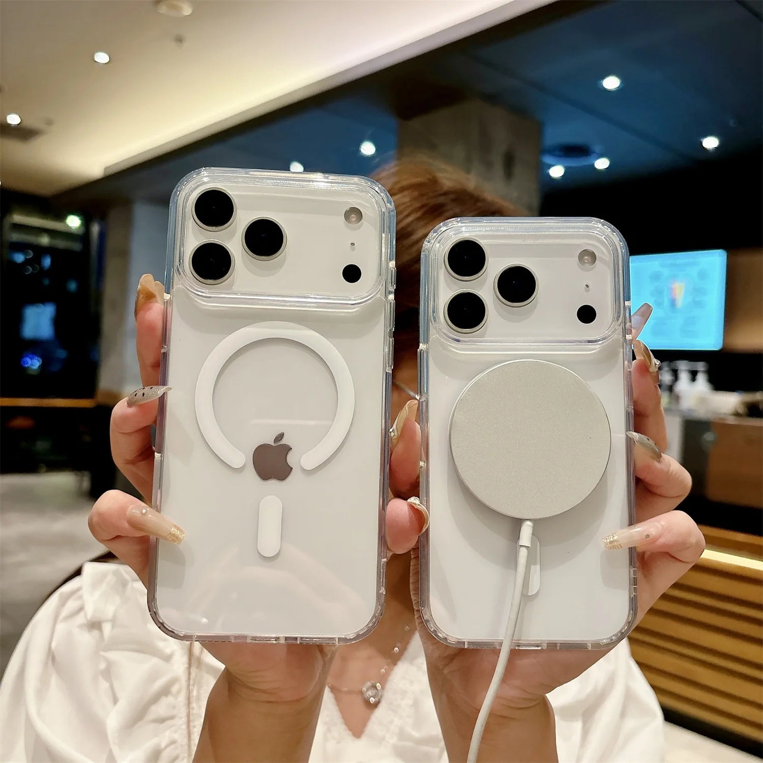 Transparent Clear MagSafe Case