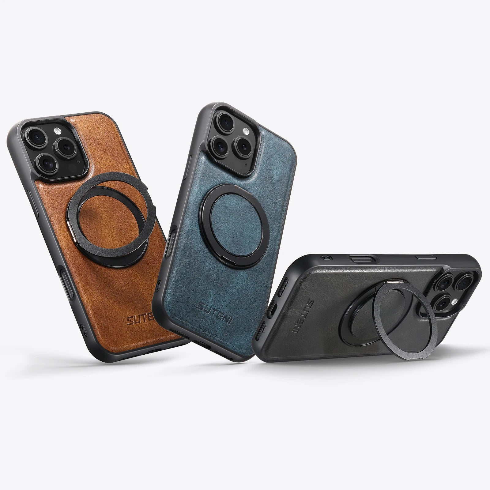 iPhone Leather Ring Case