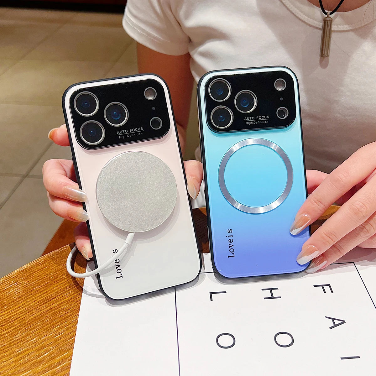 Magnetic Glass MagSafe Case