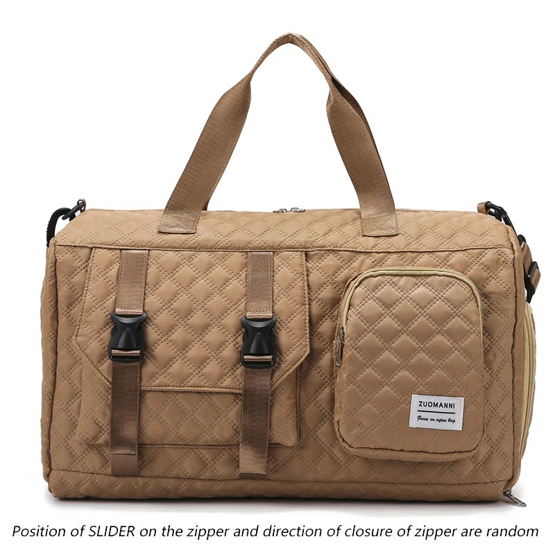 Durable Nylon Travel Duffle Bag – Sports Gym & Overnight Bag