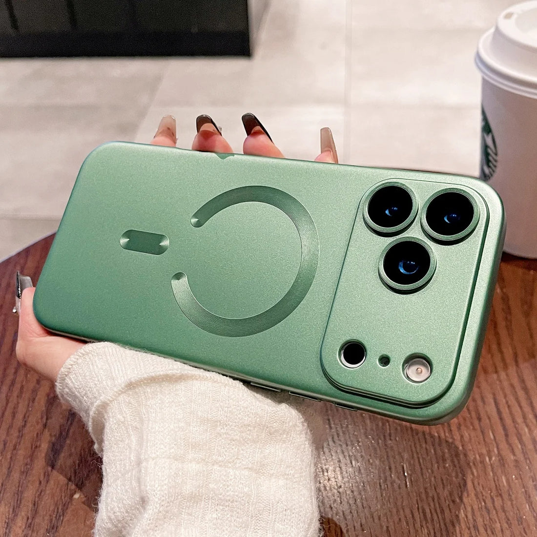 Metallic Paint MagSafe Case – iPhone 11–17
