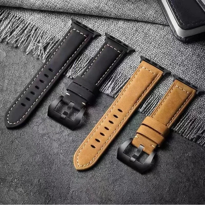 Men's Leather Apple Watch Band