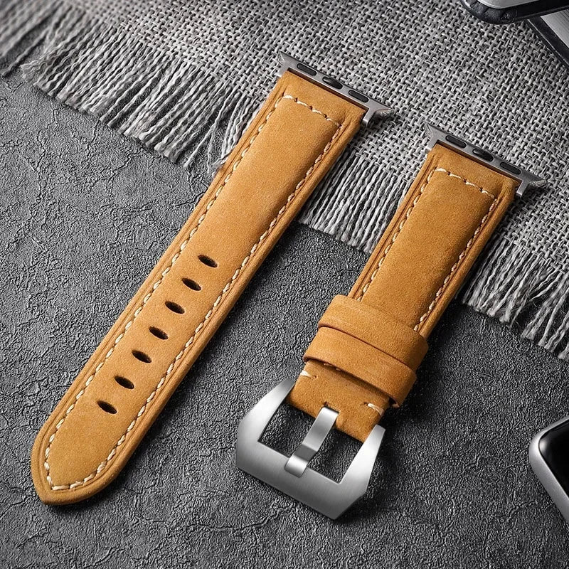 Men's Leather Apple Watch Band