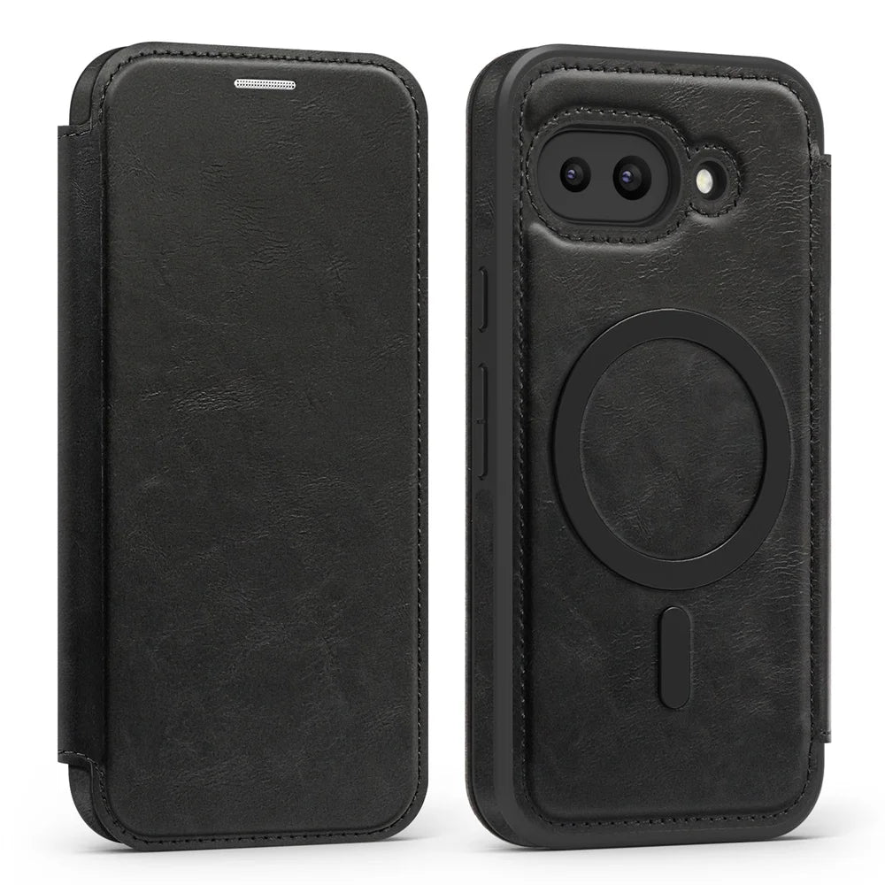 Pixel Leather Flip Case