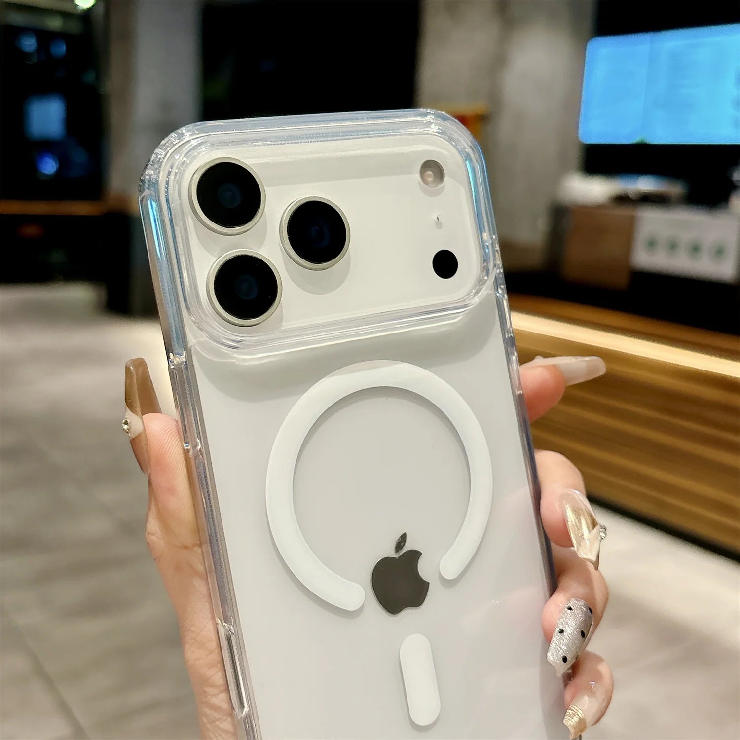 Transparent Clear MagSafe Case