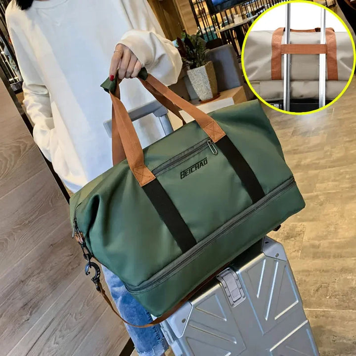 Travel Gym Duffle Bag – Weekender Crossbody & Shoulder Sports Bag