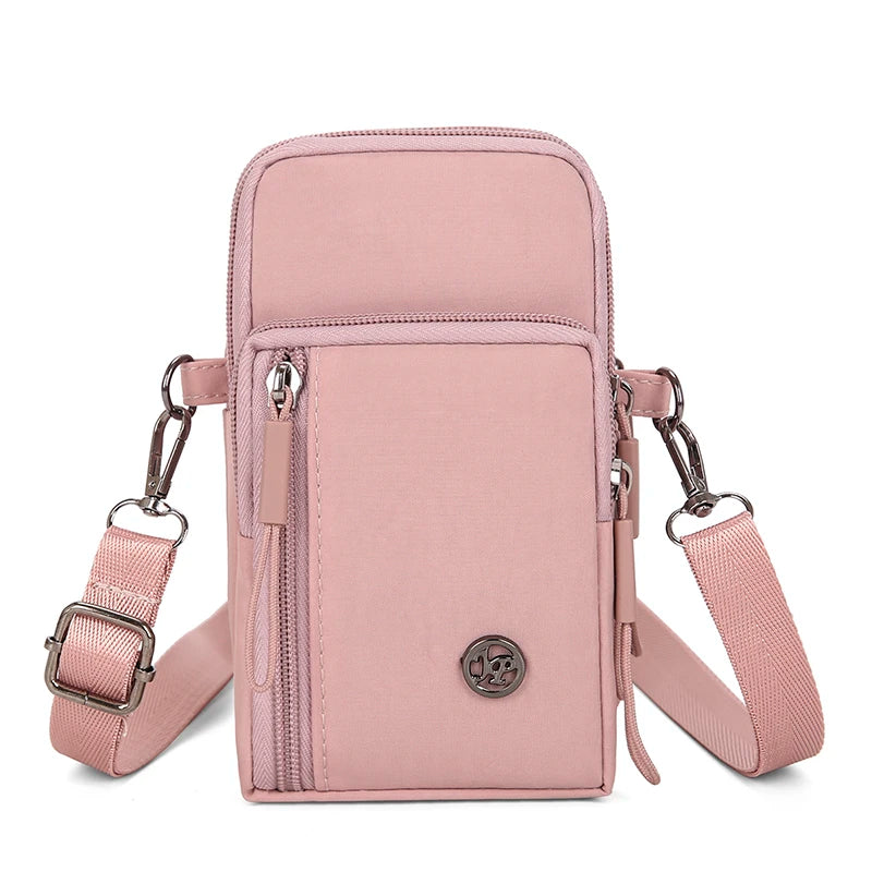 Nylon Phone Crossbody Bag