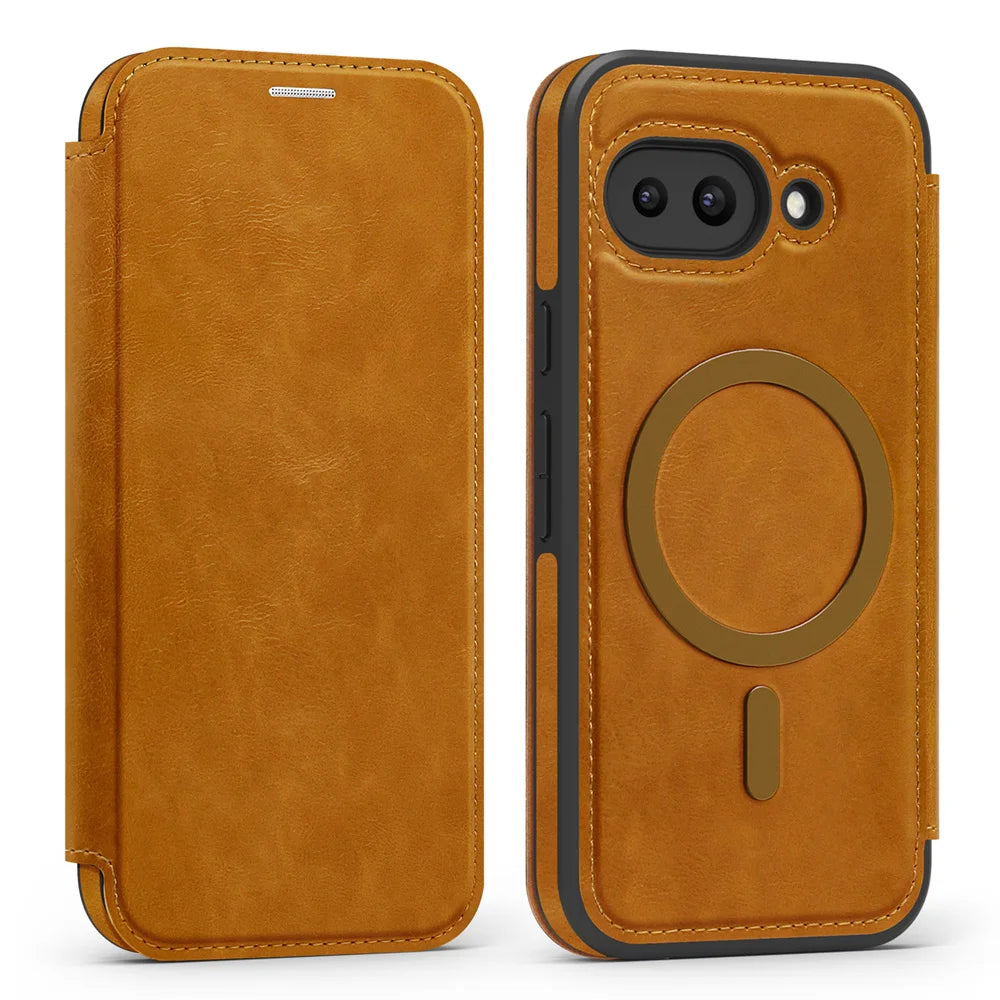 Pixel Leather Flip Case