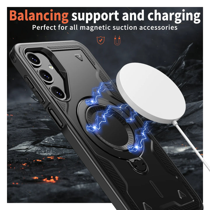 Magnetic Ring Armor Case
