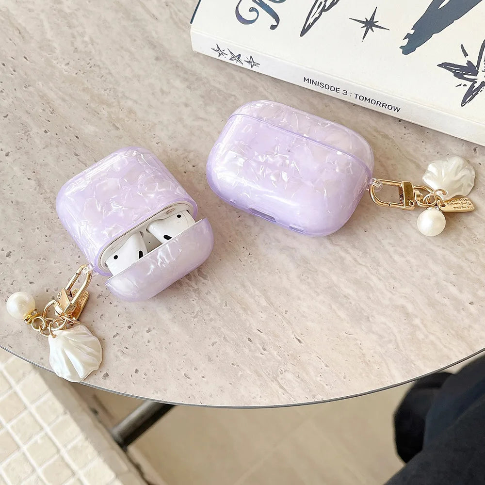 Purple Pearly AirPods Case