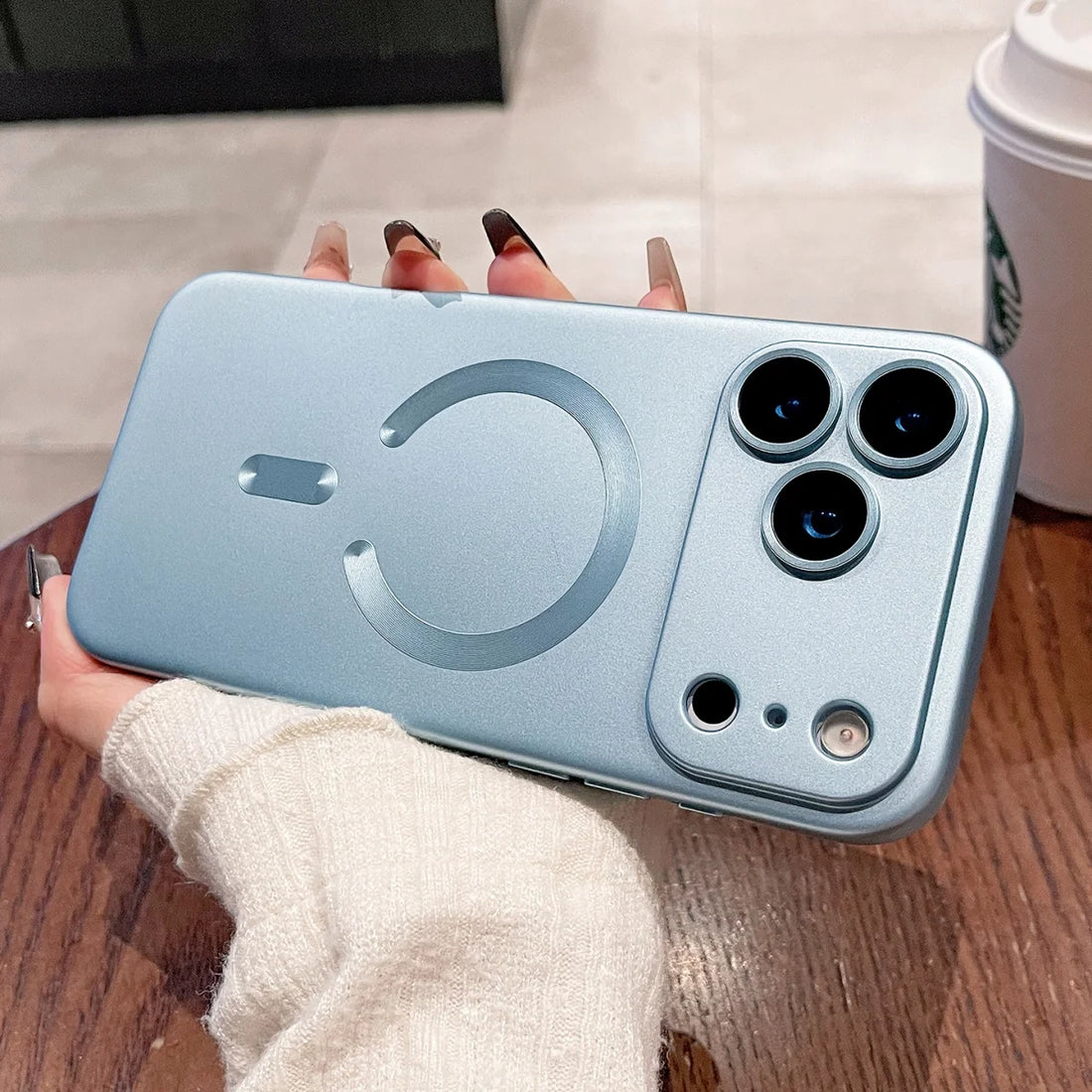 Metallic Paint MagSafe Case – iPhone 11–17