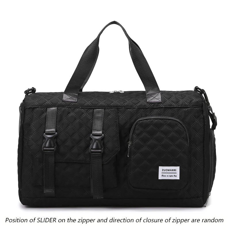 Durable Nylon Travel Duffle Bag – Sports Gym & Overnight Bag