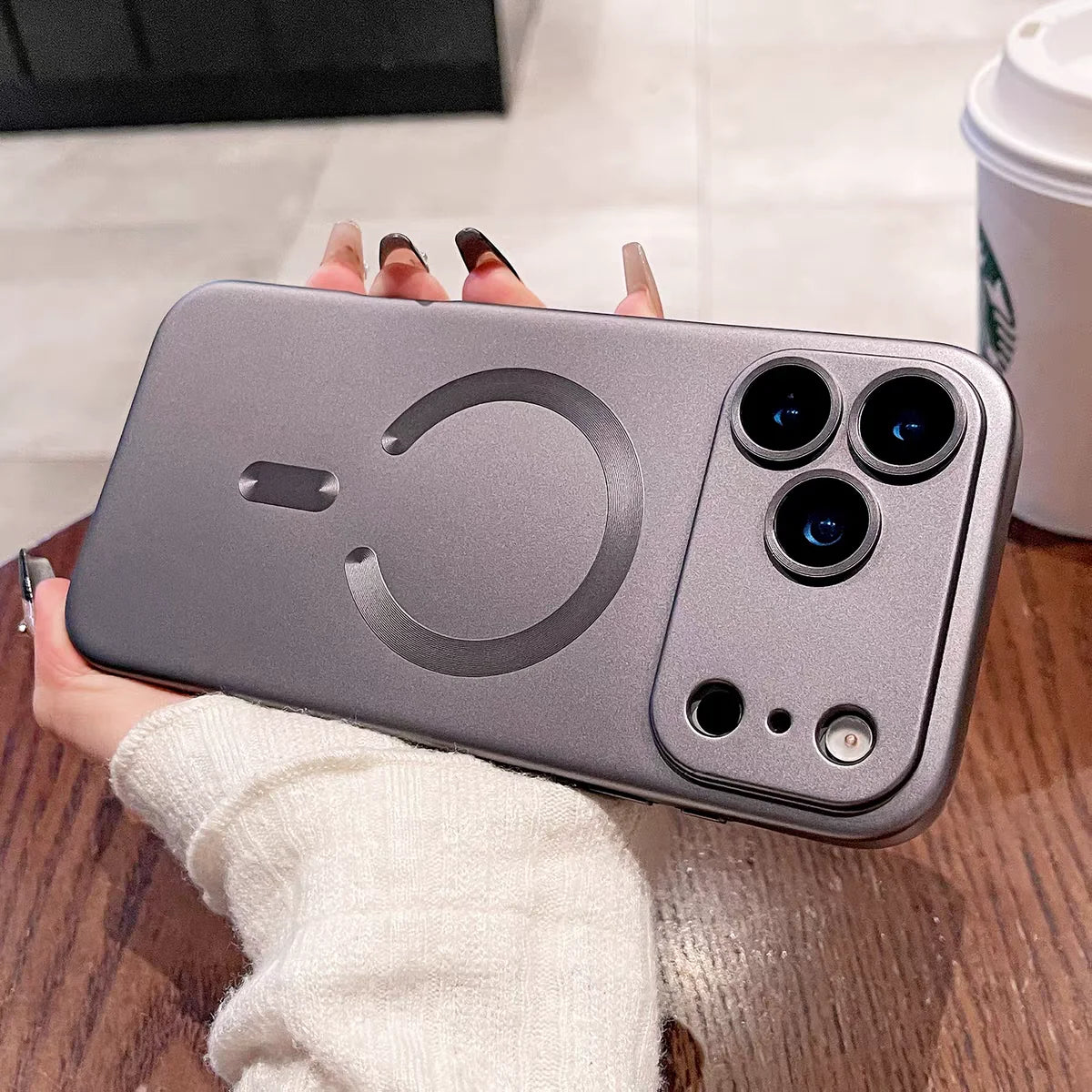 Metallic Paint MagSafe Case – iPhone 11–17