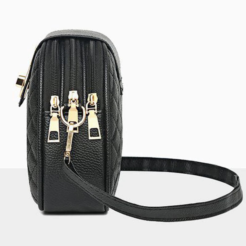Women's Trendy Quilted Crossbody Shoulder Bag – Daily Commute & Outings