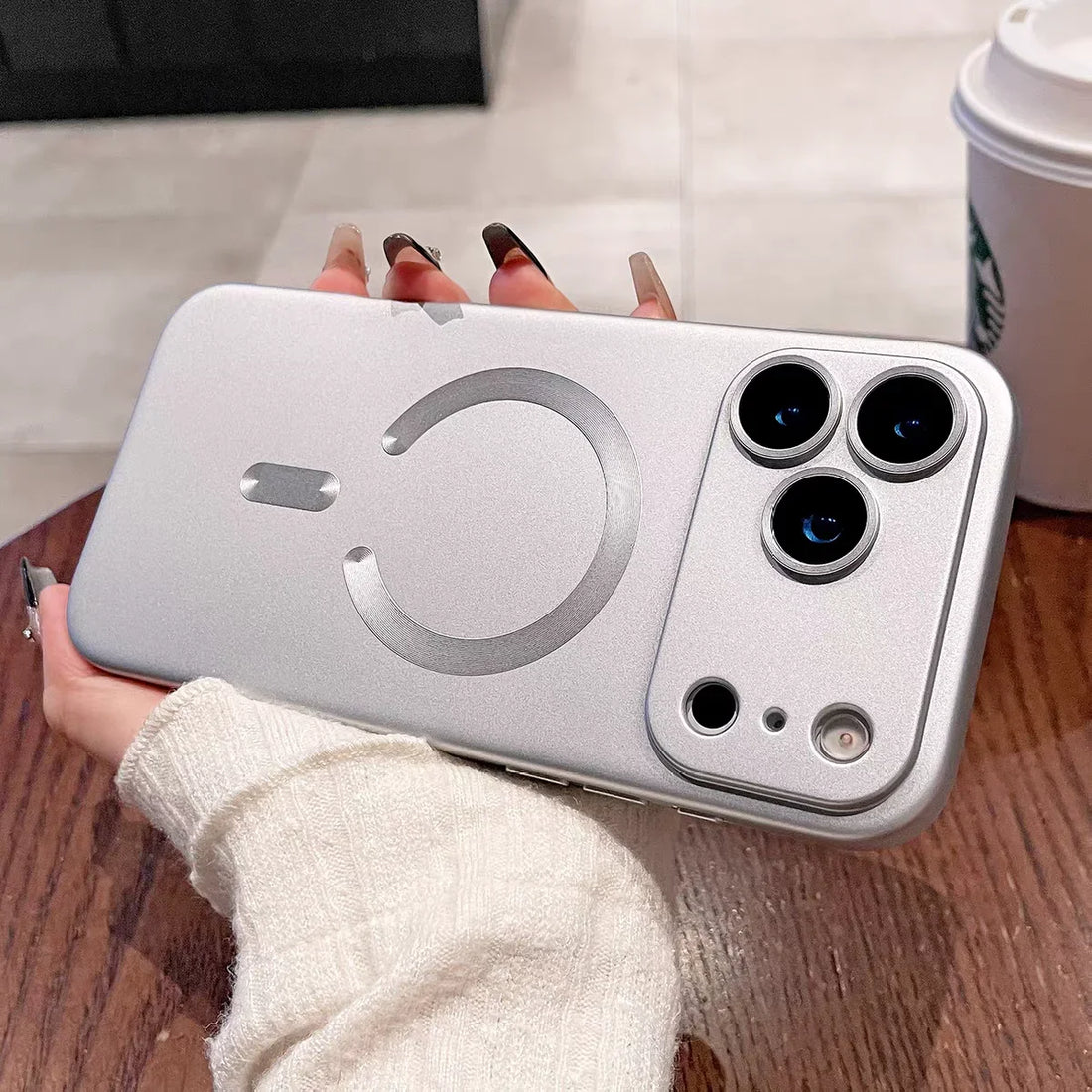 Metallic Paint MagSafe Case – iPhone 11–17