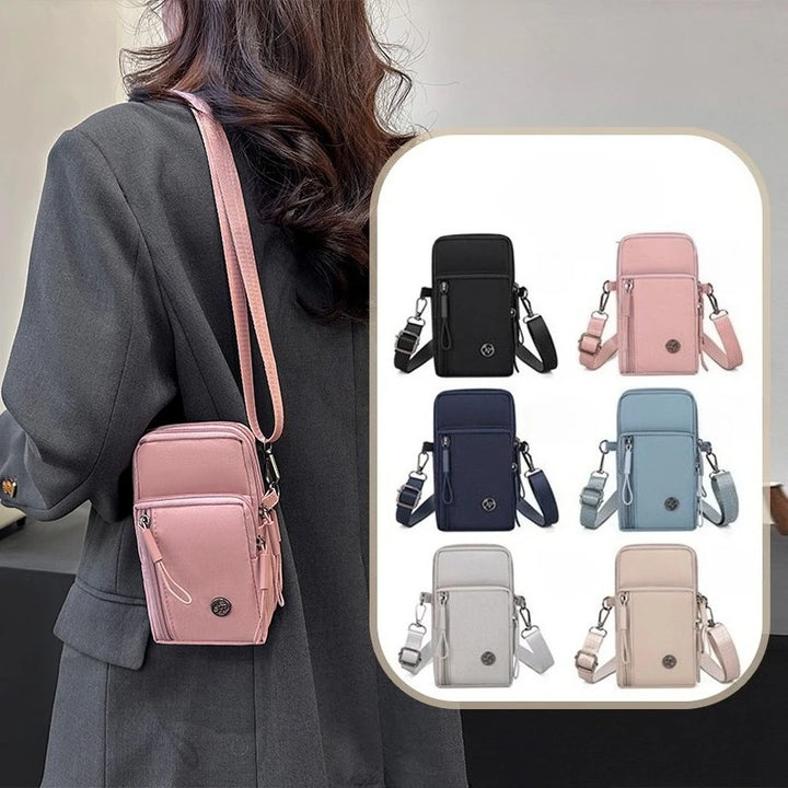 Nylon Phone Crossbody Bag