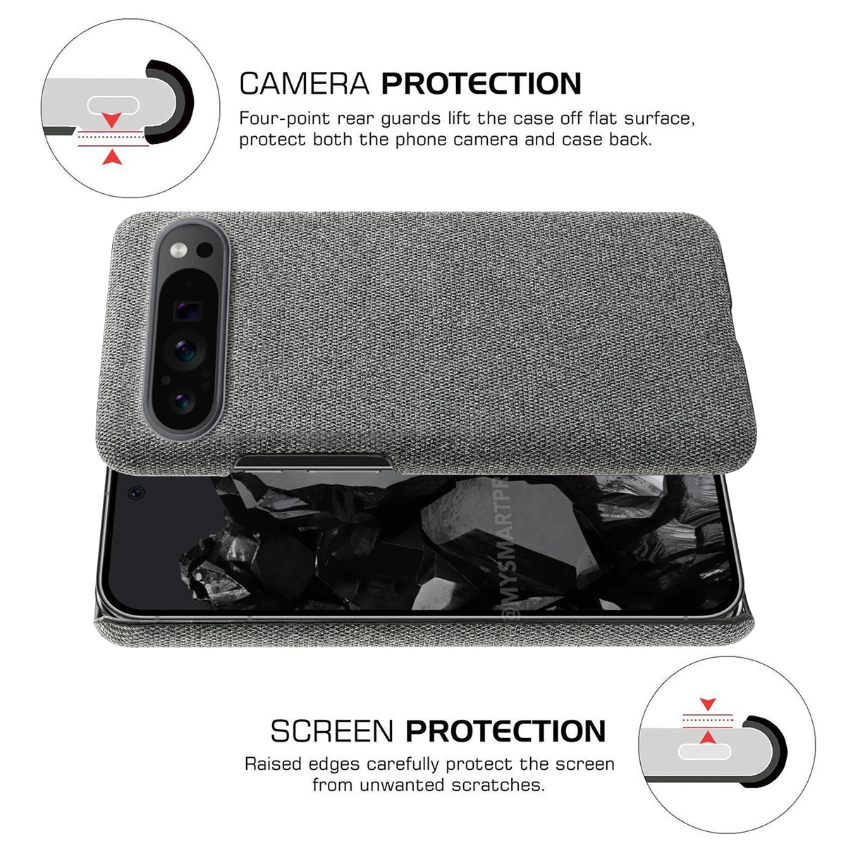 Pixel Fabric Cloth Case