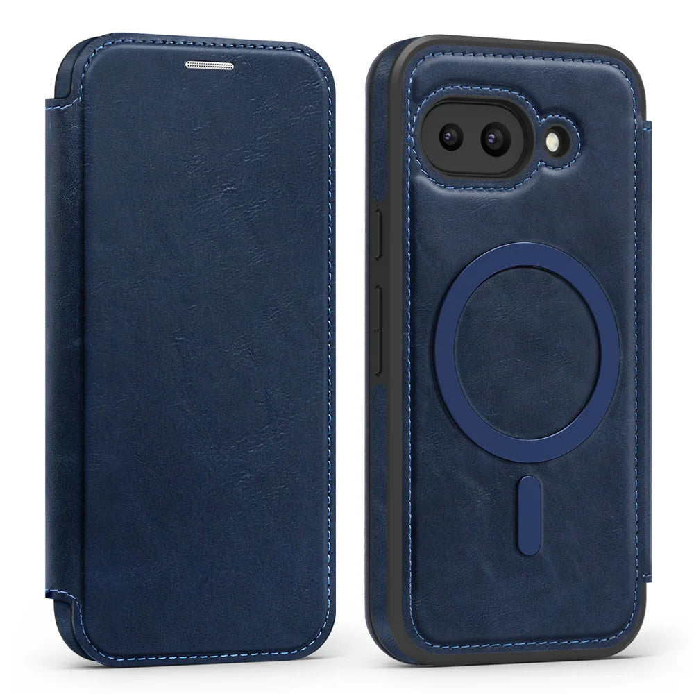 Pixel Leather Flip Case