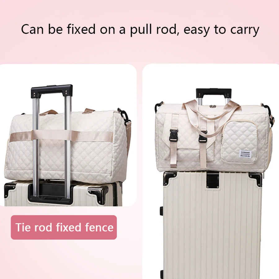 Durable Nylon Travel Duffle Bag – Sports Gym & Overnight Bag