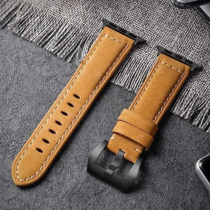 Men's Leather Apple Watch Band