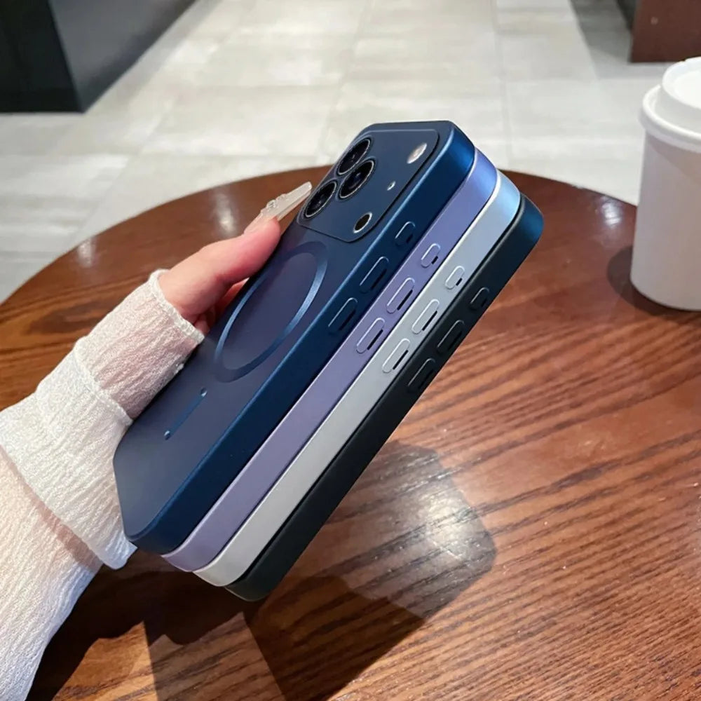 Metallic Paint MagSafe Case – iPhone 11–17