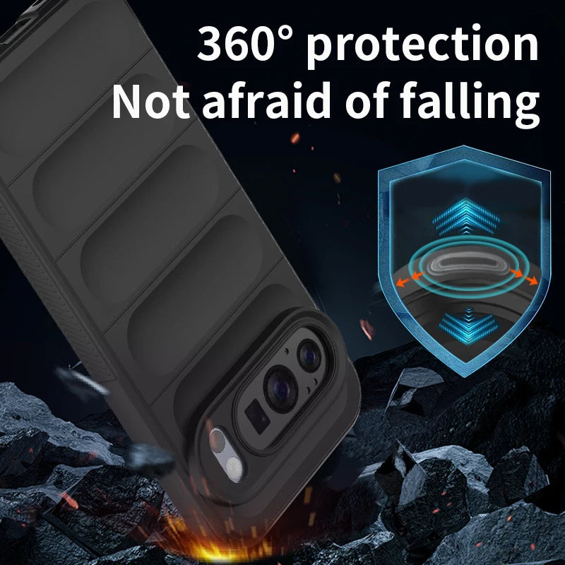 Pixel Shockproof Flannel Case