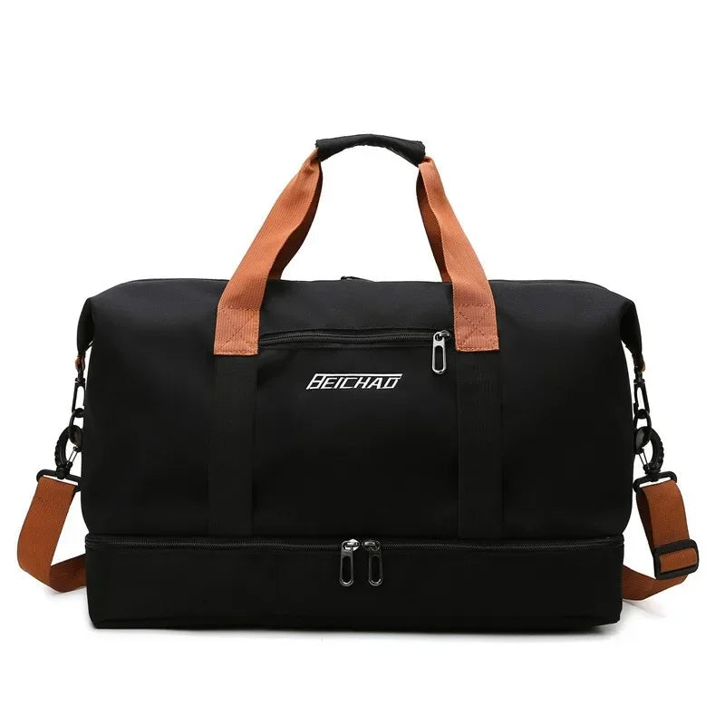 Travel Gym Duffle Bag – Weekender Crossbody & Shoulder Sports Bag