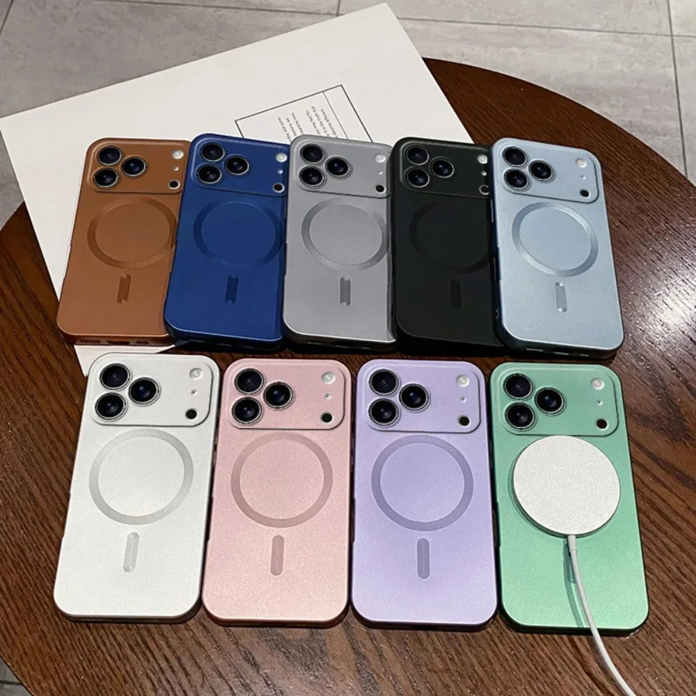 Metallic Paint MagSafe Case – iPhone 11–17