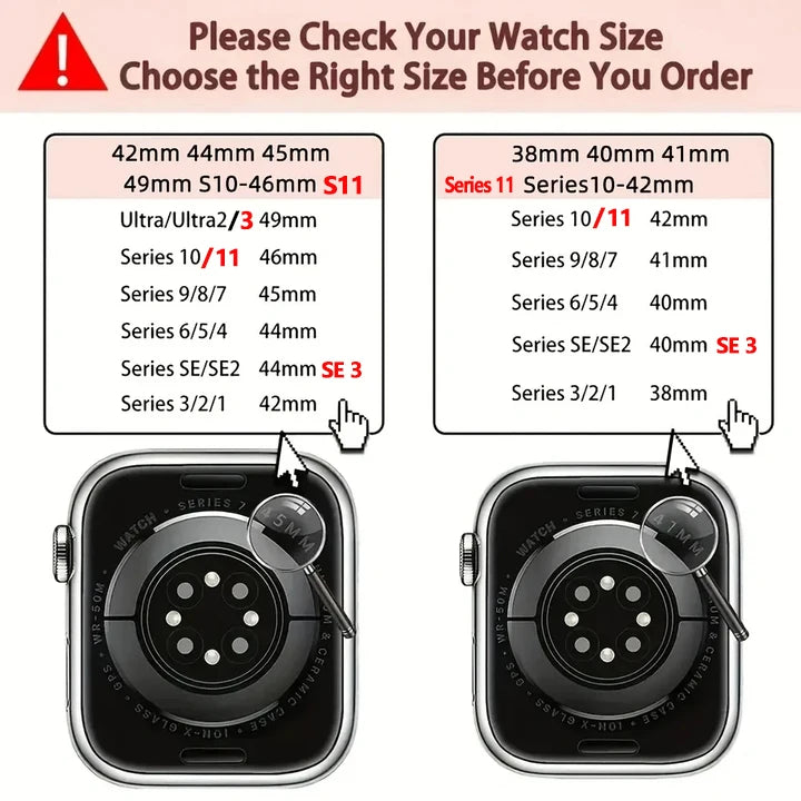 Magnetic Silicone Apple Watch Strap