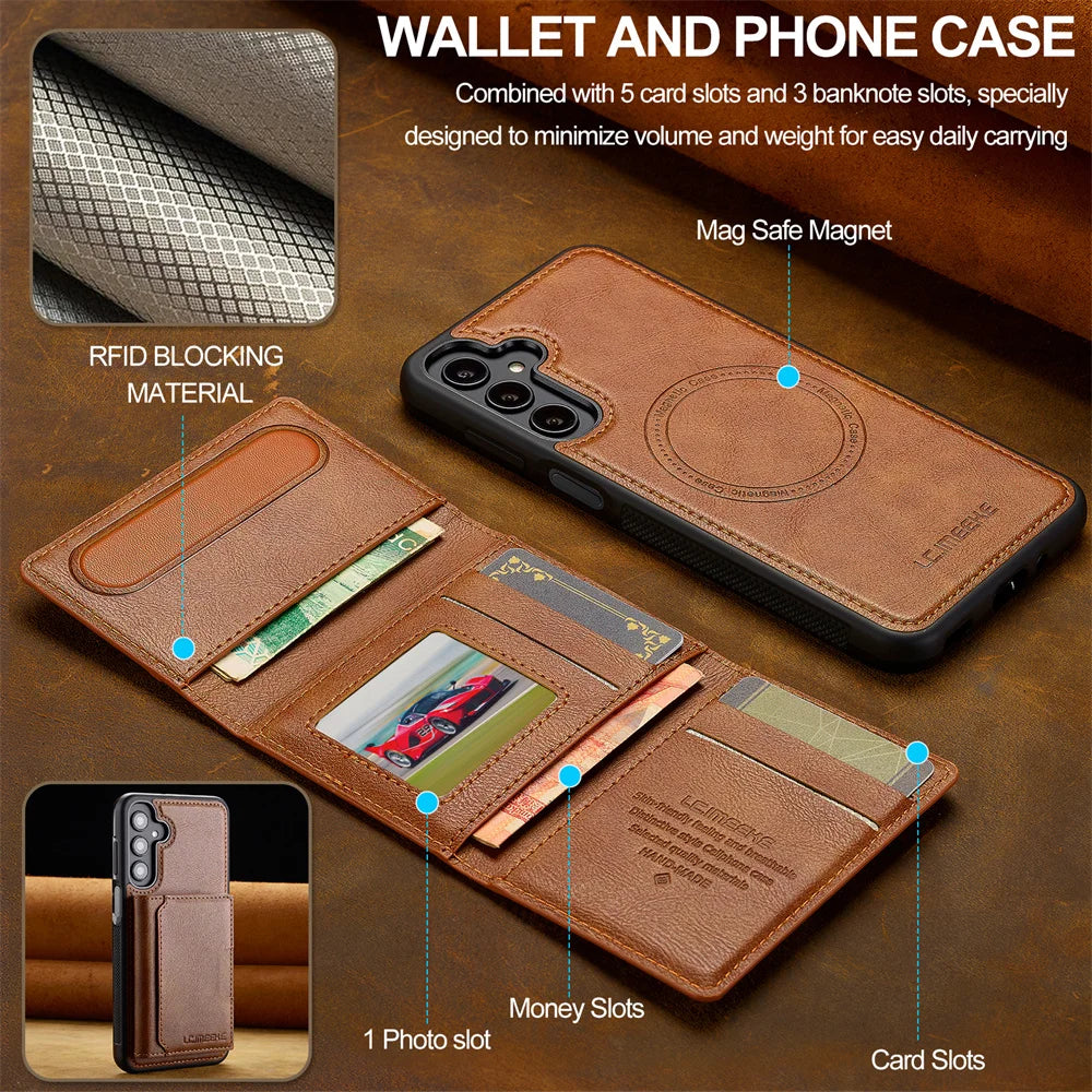Galaxy Detachable Wallet Case