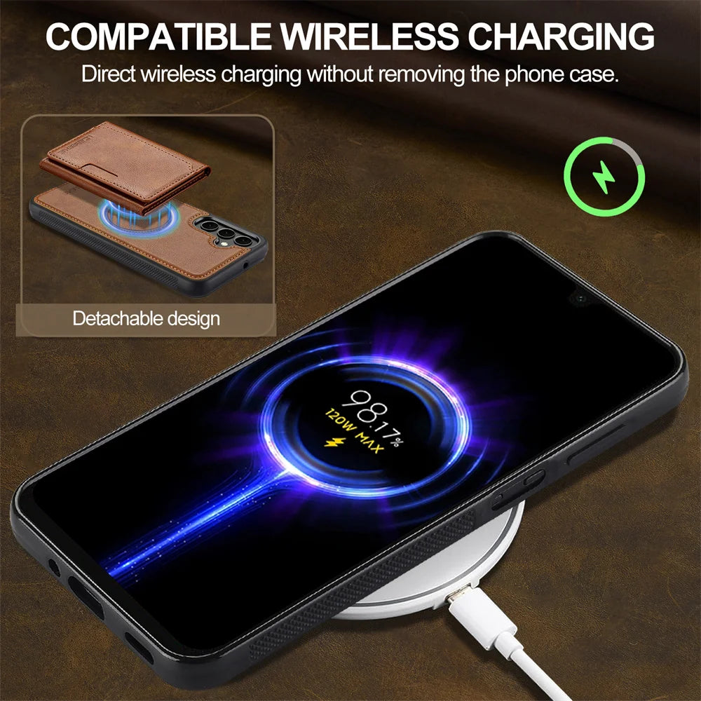 Galaxy Detachable Wallet Case
