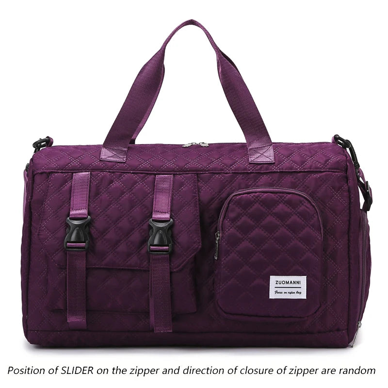 Durable Nylon Travel Duffle Bag – Sports Gym & Overnight Bag