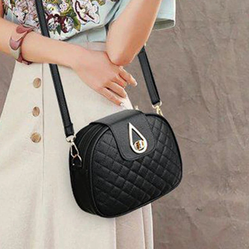 Women's Trendy Quilted Crossbody Shoulder Bag – Daily Commute & Outings
