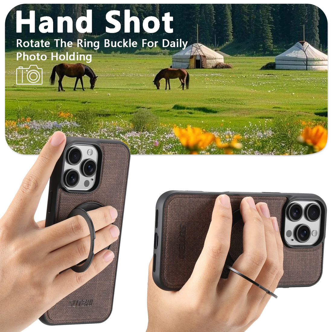 iPhone Faux Leather Case