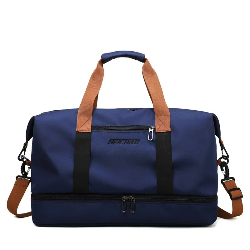 Travel Gym Duffle Bag – Weekender Crossbody & Shoulder Sports Bag